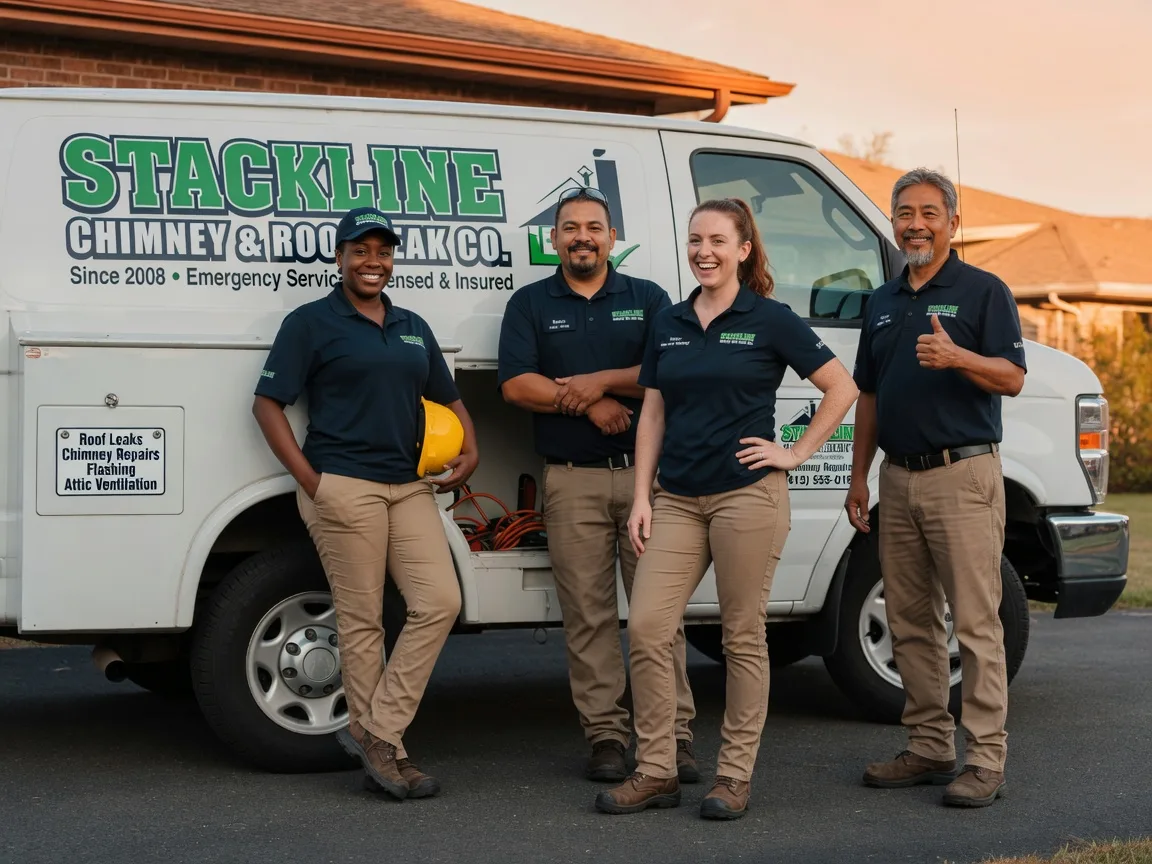 Chimney flashing repair company in Lake George, MI